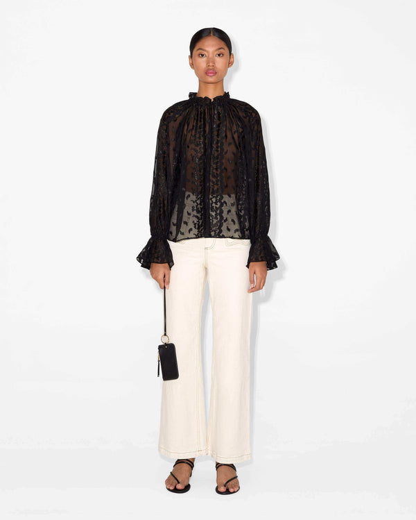 magali pascal ARCADIA TOP Black