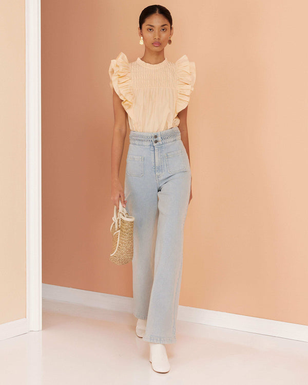 Magali Pascal BIRKIN JEANS LIGHT BLUE