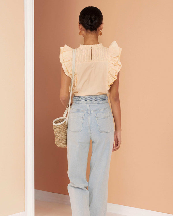 Magali Pascal BIRKIN JEANS LIGHT BLUE