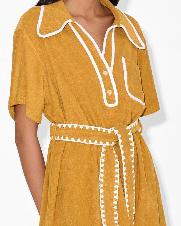 Magali Pascal BLAIR DRESS Amber Gold