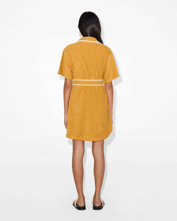 Magali Pascal BLAIR DRESS Amber Gold