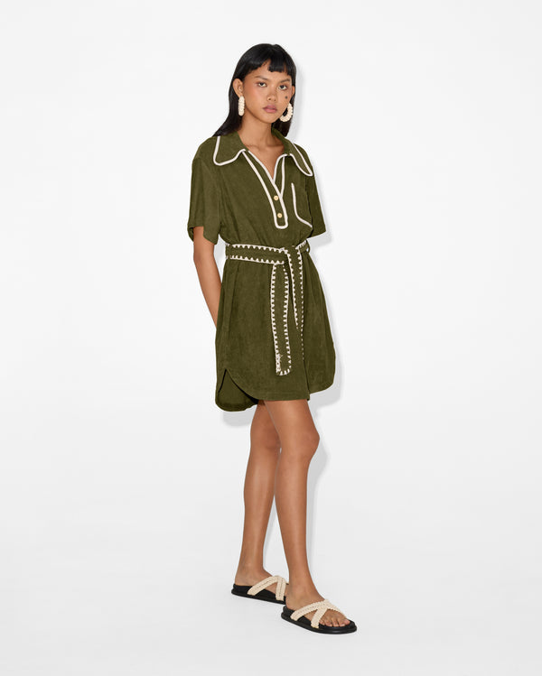 Magali Pascal BLAIR DRESS KHAKI