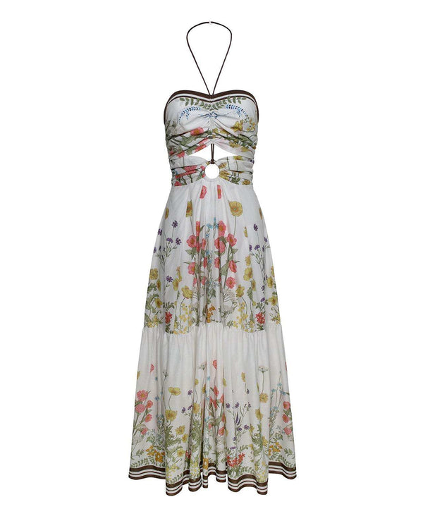 Magali Pascal BLOSSOM MAXI DRESS Jardin