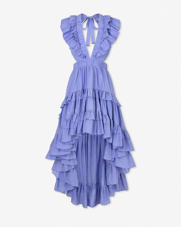 Magali Pascal BOTANIC DRESS Iris Blue