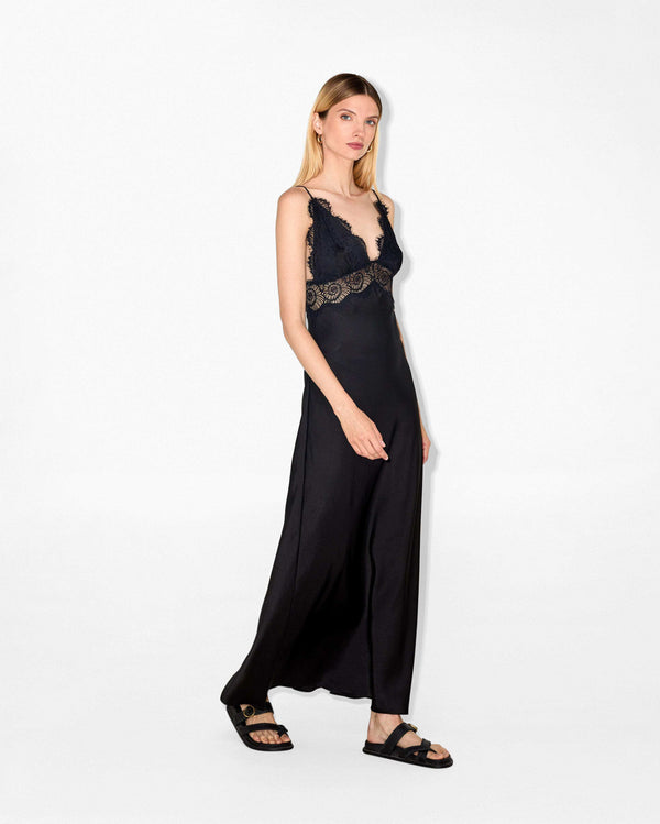 magali pascal CARMEN DRESS Black