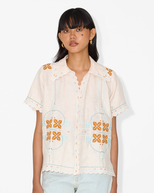 magali pascal CHARLES SHIRT PEARL