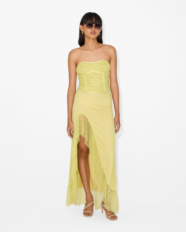 Magali Pascal CHARLIE SKIRT COOL MATCHA