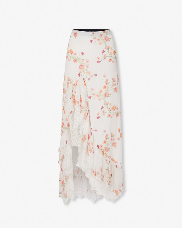 Magali Pascal CHARLIE SKIRT PETAL PRINT
