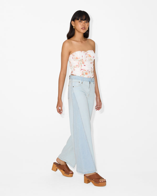 Magali Pascal CHARLIE TOP PETAL PRINT