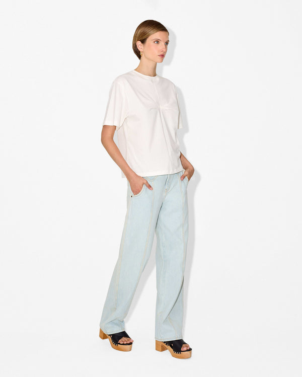 Magali Pascal CHIARA T-SHIRT BROKEN WHITE