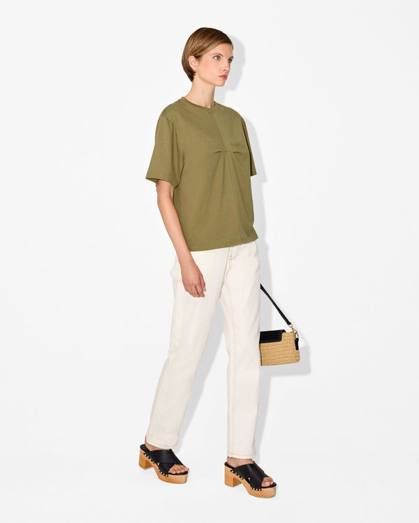 Magali Pascal CHIARA T-SHIRT DARK OLIVE