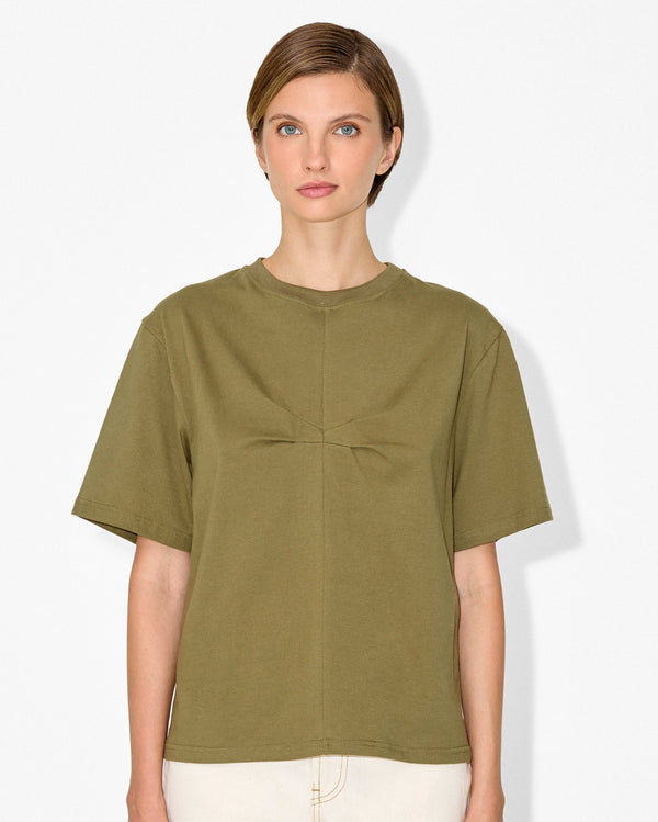 magali pascal CHIARA T-SHIRT DARK OLIVE