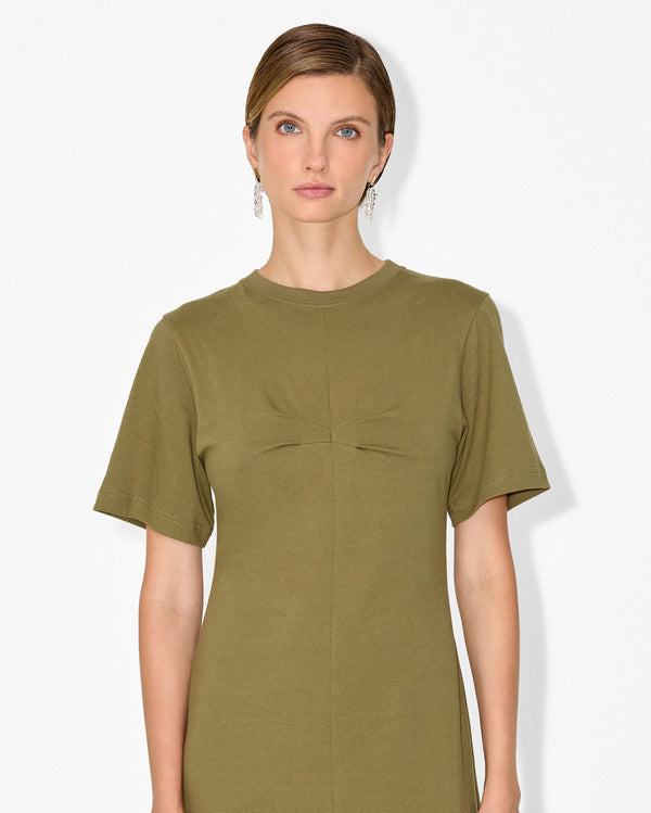 Magali Pascal CHIARA T-SHIRT DRESS DARK OLIVE