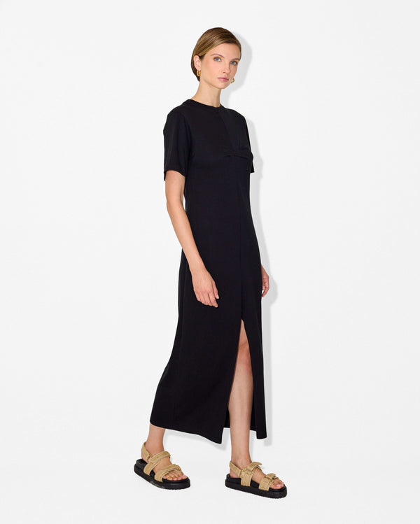 Magali Pascal CHIARA T-SHIRT DRESS JET BLACK