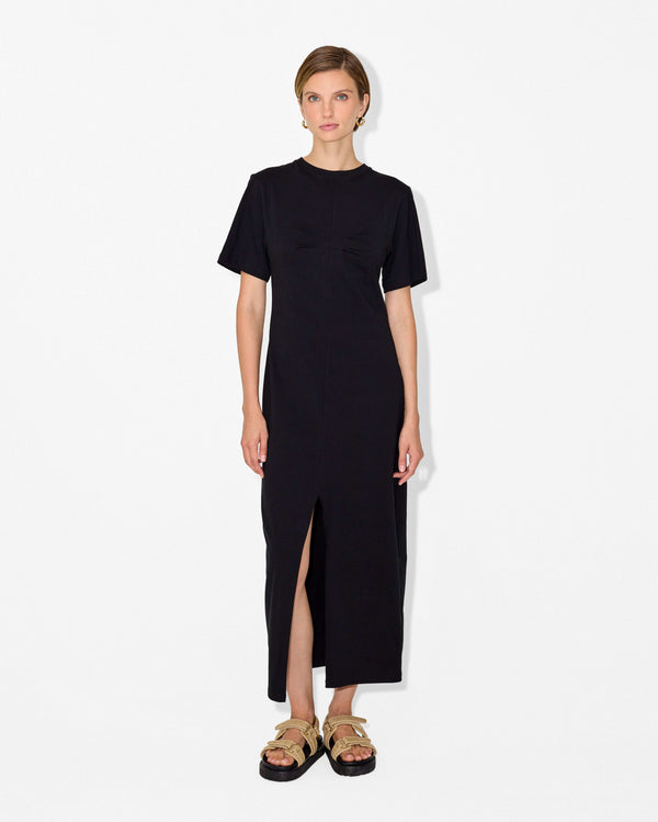 magali pascal CHIARA T-SHIRT DRESS JET BLACK