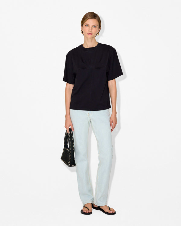 Magali Pascal CHIARA T-SHIRT JET BLACK