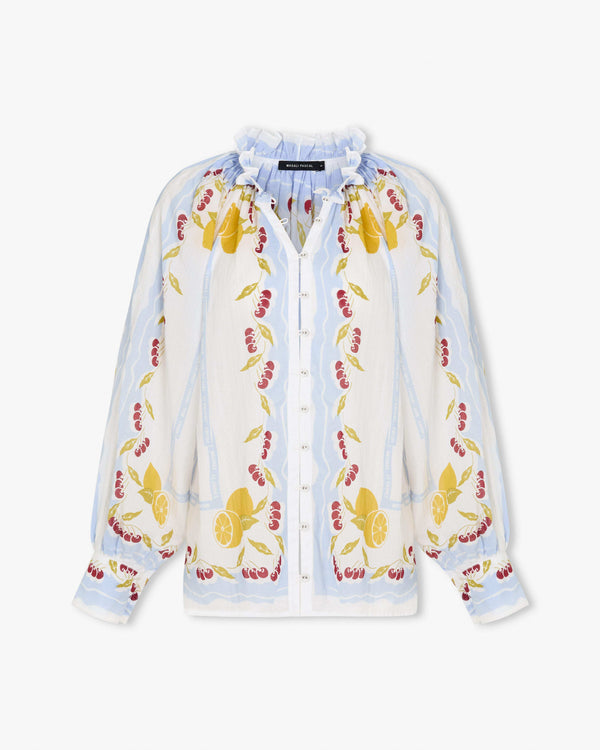magali pascal CITRON SHIRT FRUIT PRINT