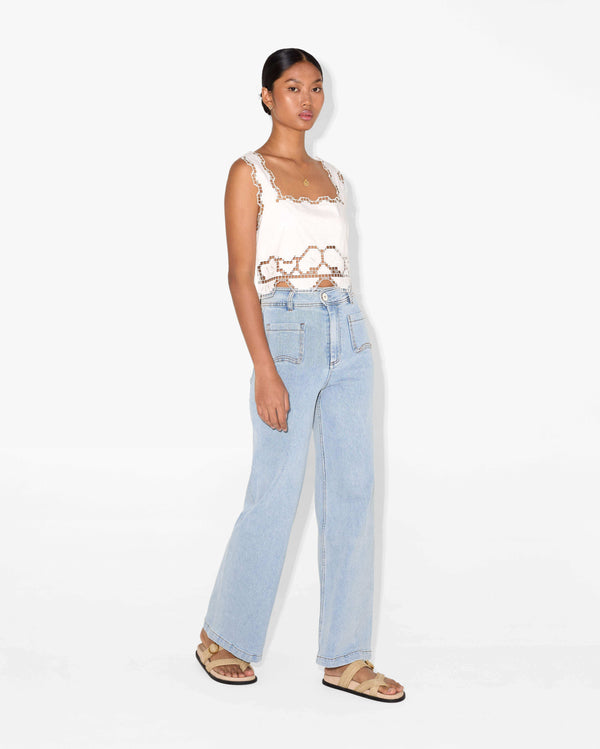 Magali Pascal CLAIRE TOP Off White