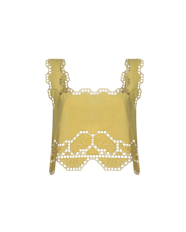 Magali Pascal CLAIRE TOP Yellow