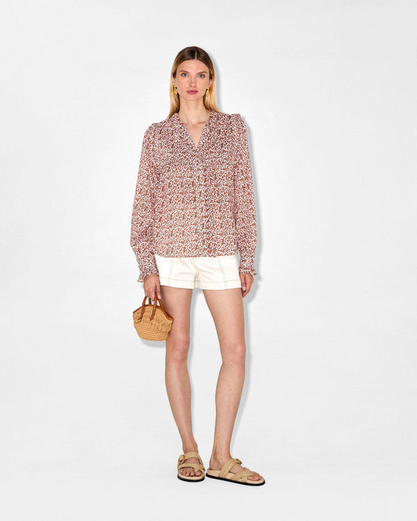 Magali Pascal CLARA SHIRT Coral