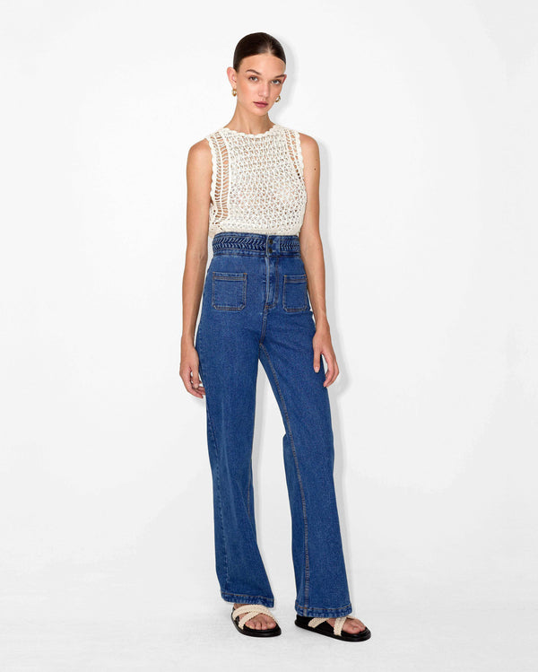 Magali Pascal CLOTHILDE TOP OFF WHITE