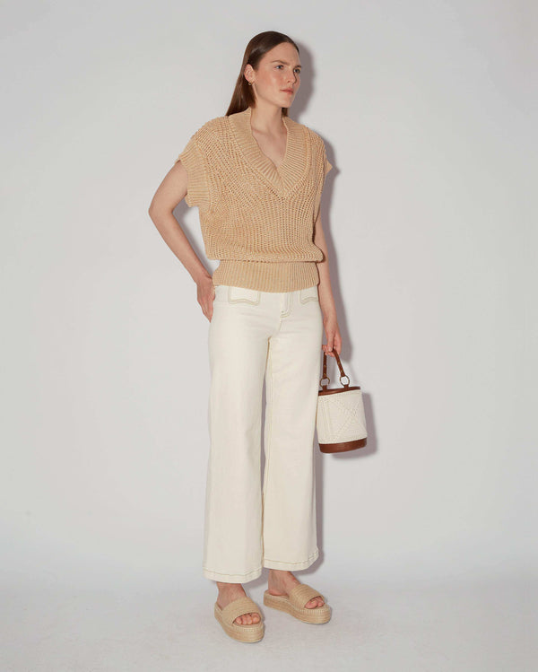 magali pascal COLLETTE VEST BLUSH