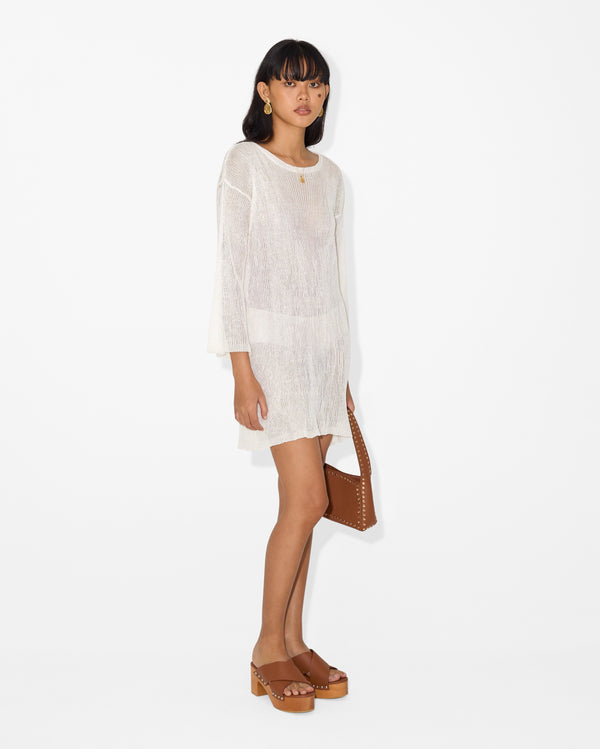 Magali Pascal DANIELLA DRESS IVORY