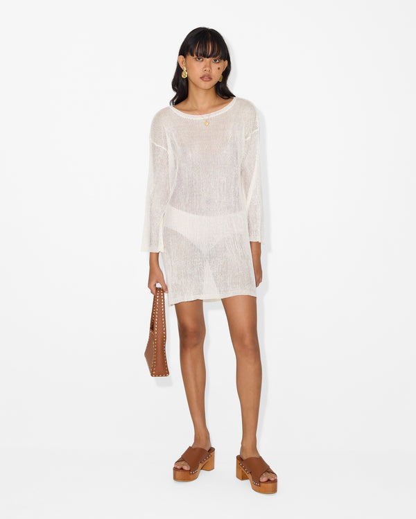 magali pascal DANIELLA DRESS IVORY