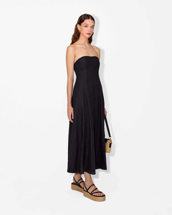 magali pascal DIANA DRESS BLACK