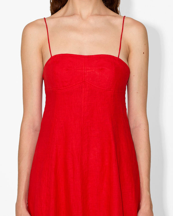 Magali Pascal DIANA DRESS FIRE RED