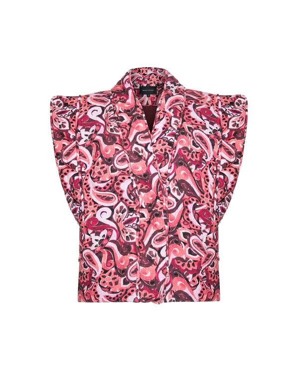 Magali Pascal DINA VEST PAINTED PAISLEY