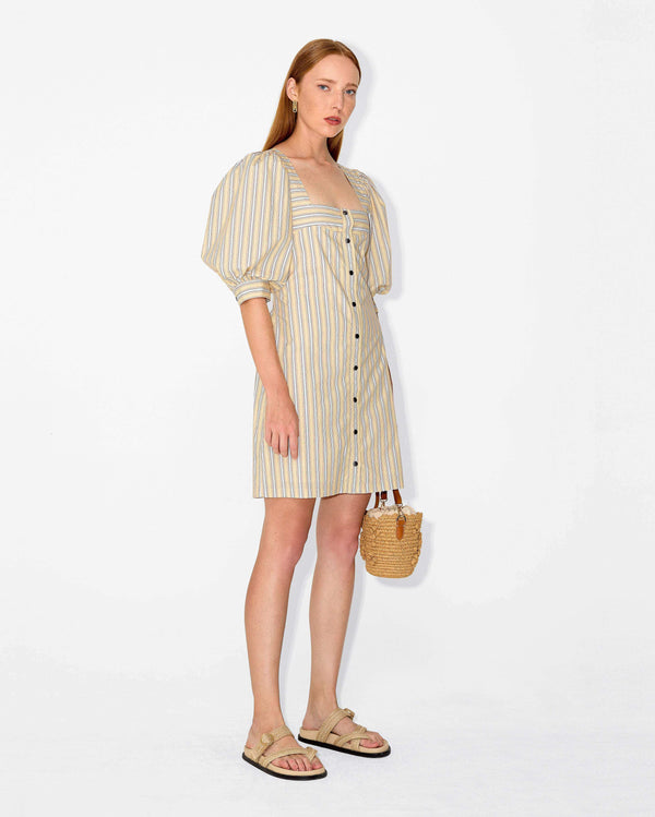 Magali Pascal DIXON DRESS YELLOW STRIPE