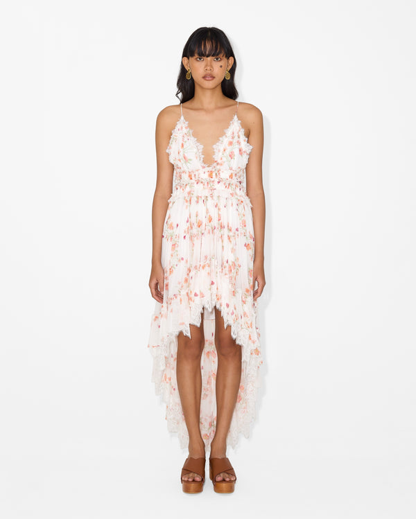 magali pascal EMILIANA DRESS PETAL PRINT