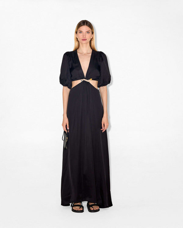 magali pascal ENORA MAXI DRESS Black
