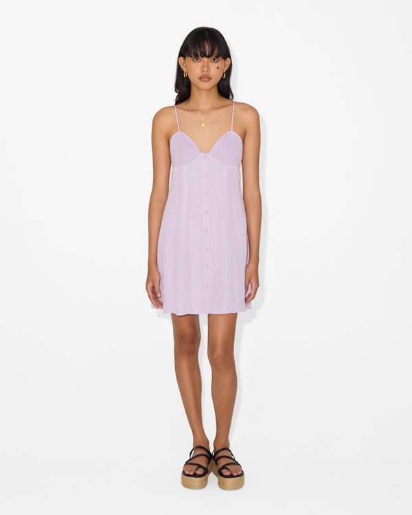 Magali Pascal FANNY MINI DRESS LILAC