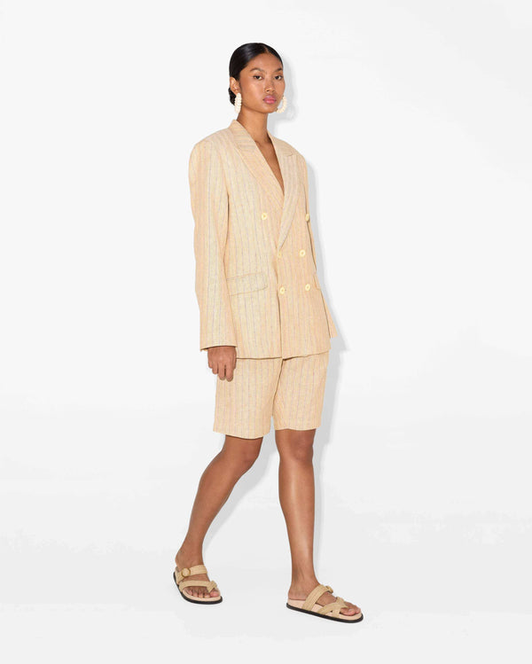 Magali Pascal FLORENTINE BLAZER MUSTARD STRIPE