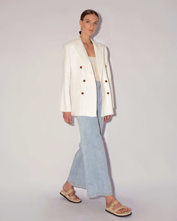 Magali Pascal FLORENTINE BLAZER WHITE