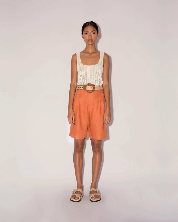 magali pascal FLORENTINE SHORTS EARTH