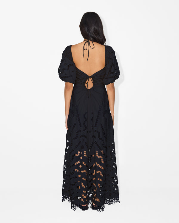 Magali Pascal FLORES DRESS BLACK