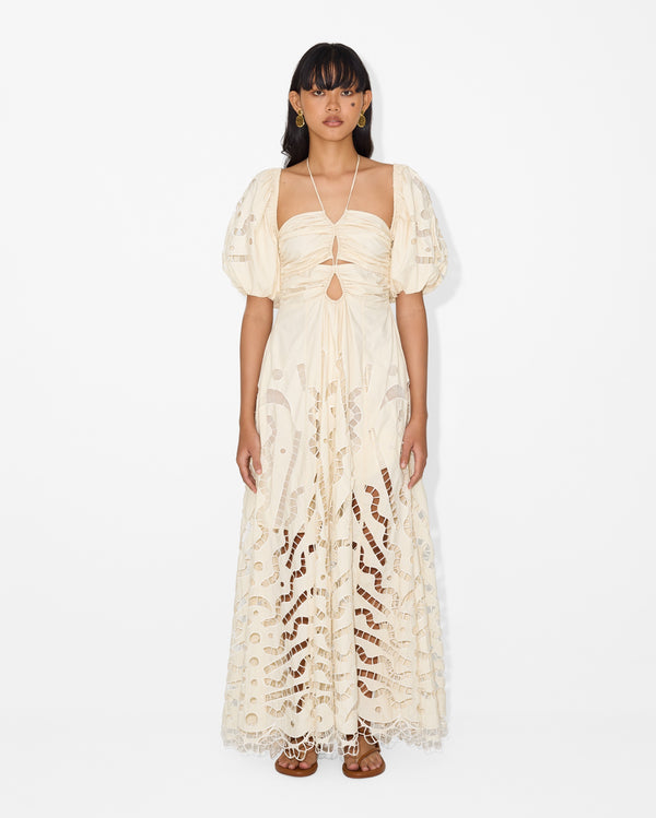 magali pascal FLORES DRESS ECRU