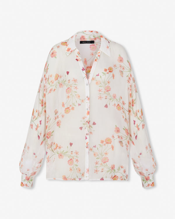 Magali Pascal FRANK SHIRT PETAL PRINT