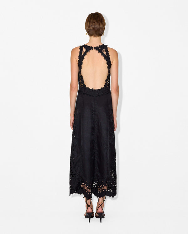 Magali Pascal FRUTTA MAXI DRESS BLACK