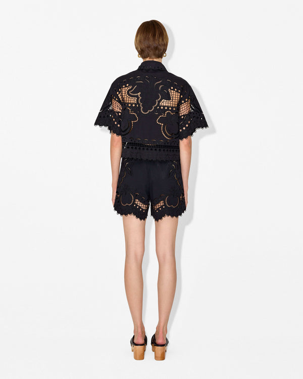 Magali Pascal FRUTTA SHIRT BLACK