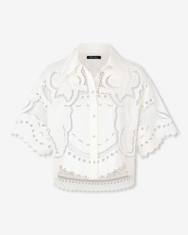 Magali Pascal FRUTTA SHIRT OFF WHITE