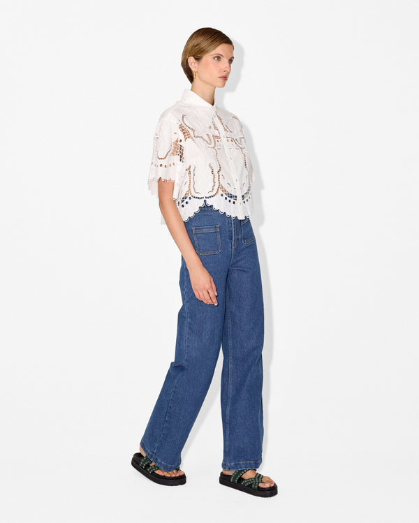Magali Pascal FRUTTA SHIRT OFF WHITE