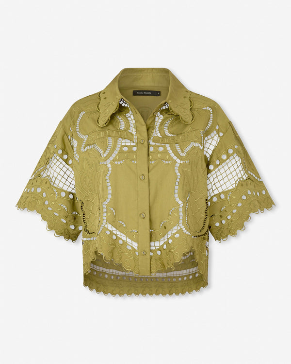 Magali Pascal FRUTTA SHIRT OLIVE