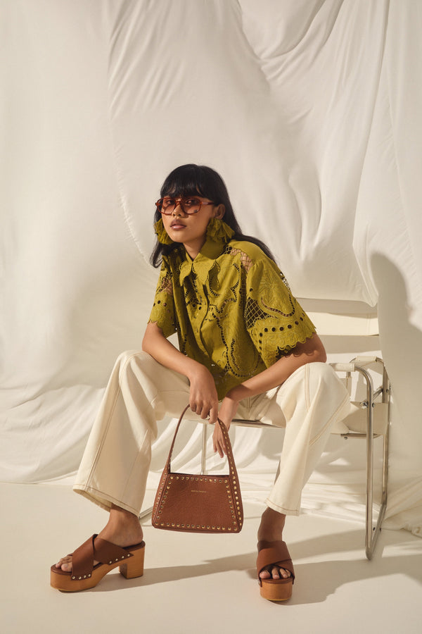 Magali Pascal FRUTTA SHIRT OLIVE