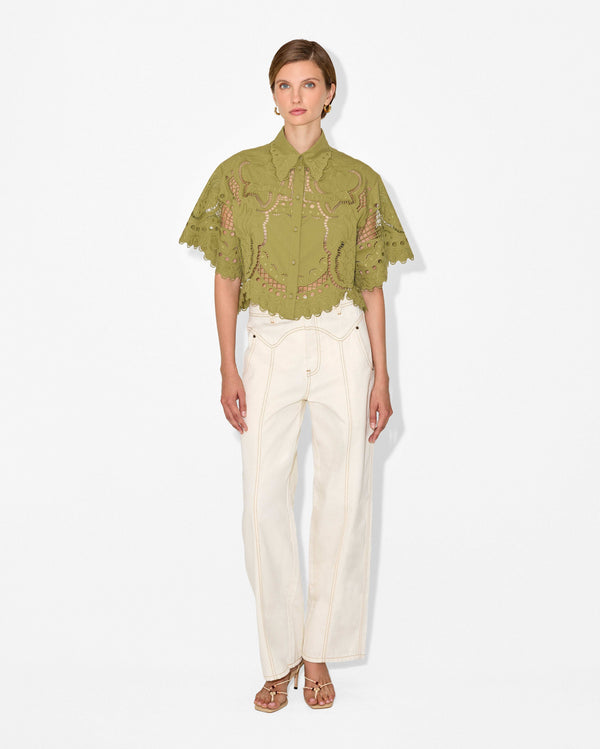 Magali Pascal FRUTTA SHIRT OLIVE