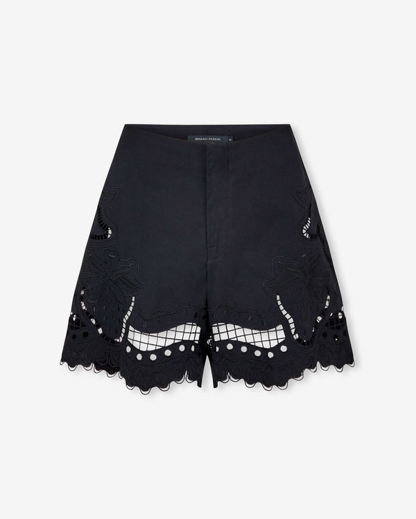 magali pascal FRUTTA SHORTS BLACK