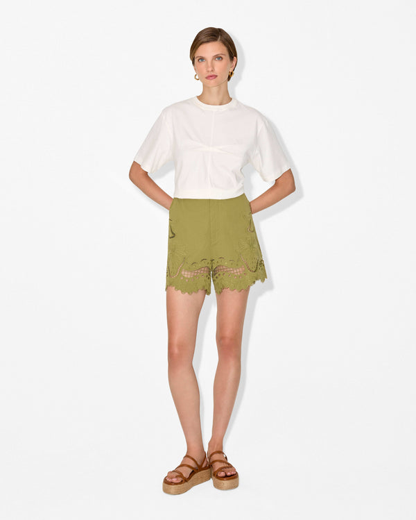 Magali Pascal FRUTTA SHORTS OLIVE